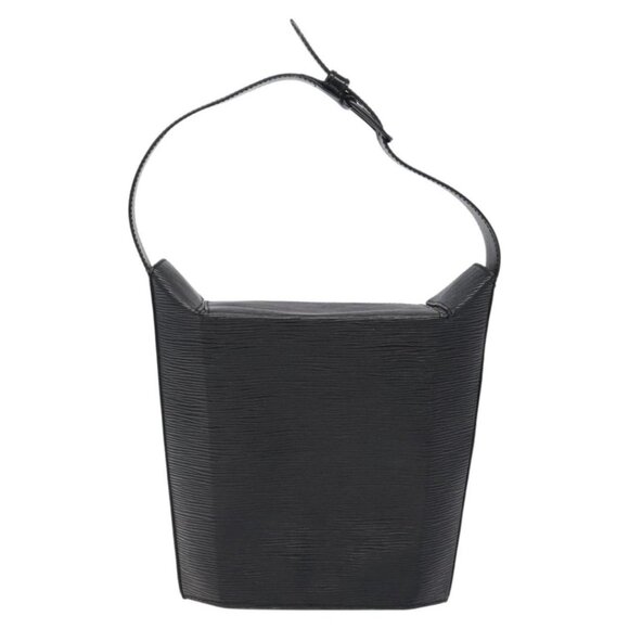 LOUIS VUITTON Epi Sac Seau Shoulder Bag Black M80161 LV Auth 126787 - Picture 2 of 16